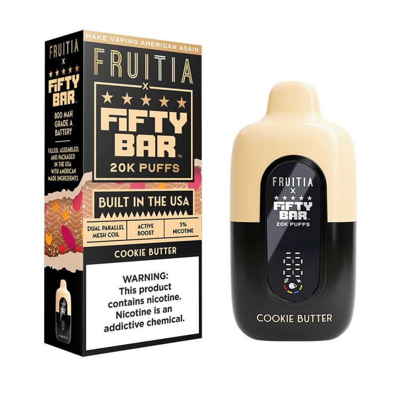 Fruitia Cookie Butter by Fifty Bar 20K