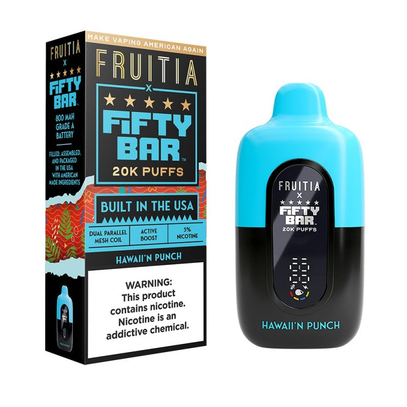 Fruitia Hawaii'n Punch by Fifty Bar 20K