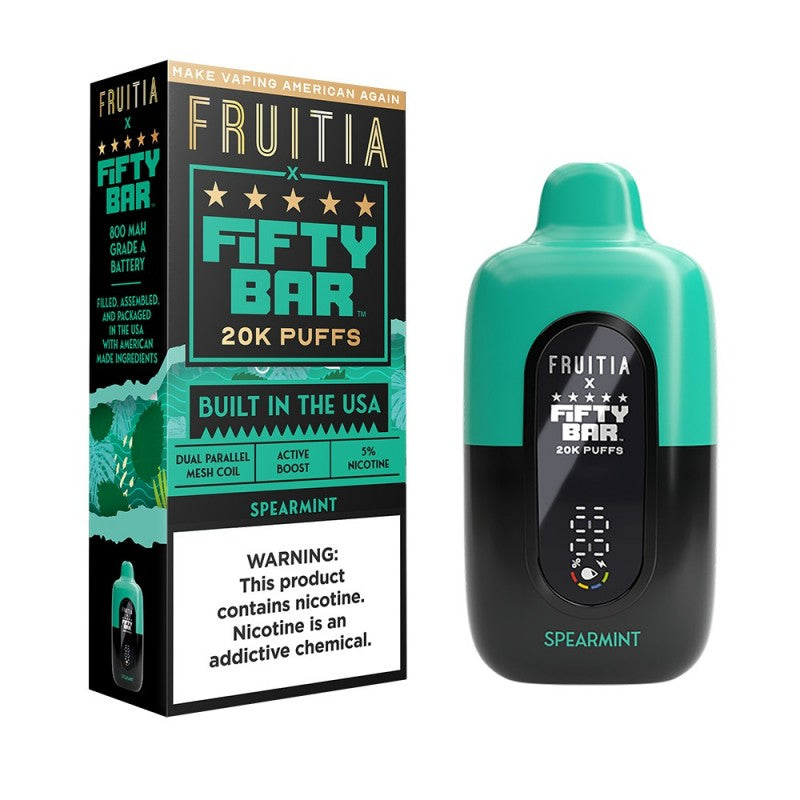 Fruitia Spearmint by Fifty Bar 20K