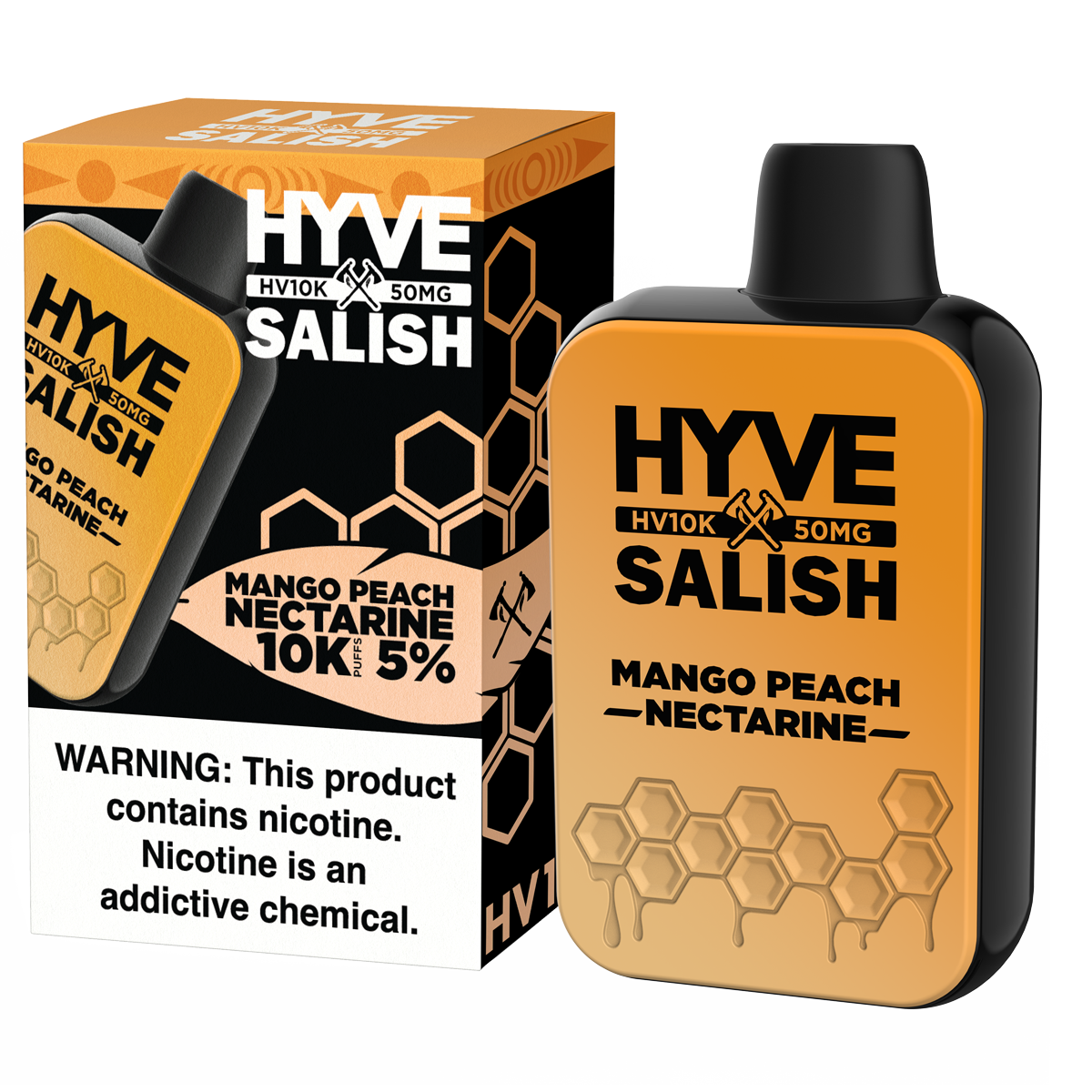 Mango Peach Nectarine by HYVE X Salish 50mg Disposable