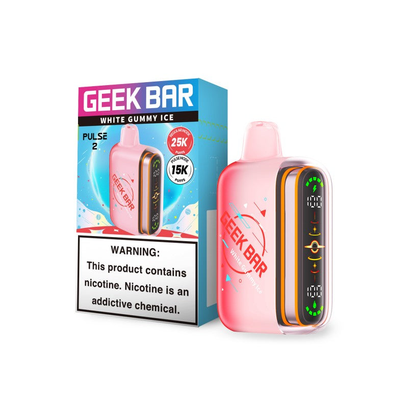 White Gummy ICE by Geek Bar PULSE 2 5%