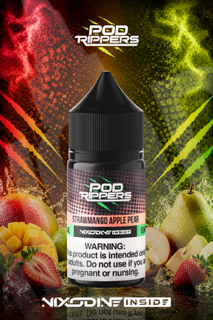 30ml | Strawmango Apple Pear by Pod RIppers Nixodine Salts