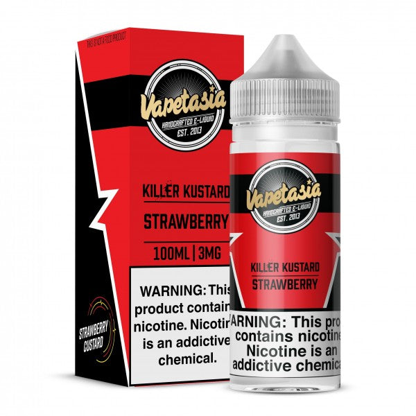 100ML | Killer Kustard Strawberry by Vapetasia E-Liquids