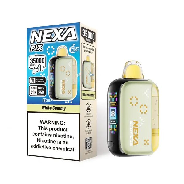 Nexa Pix 35K Disposable White Gummy