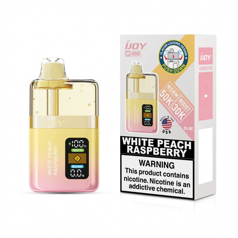 Ijoy Bar XP50000 DIsposable White Peach Raspberry