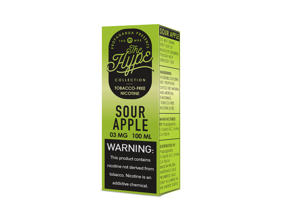 100ML | Sour Apple by The Hype Collection TFN