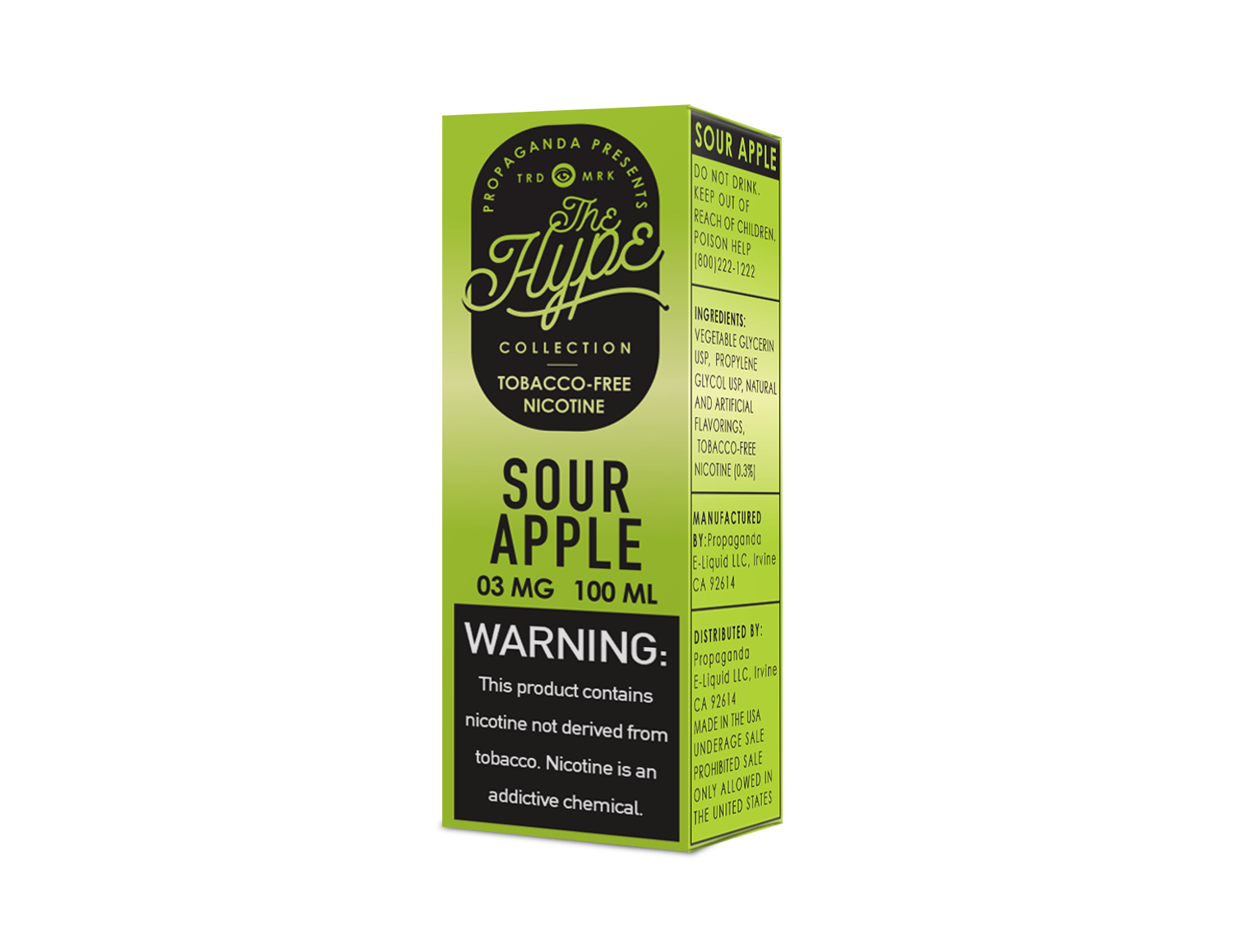 100ML | Sour Apple by The Hype Collection TFN
