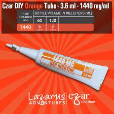 Czar Nicotine Tube Orange 1440