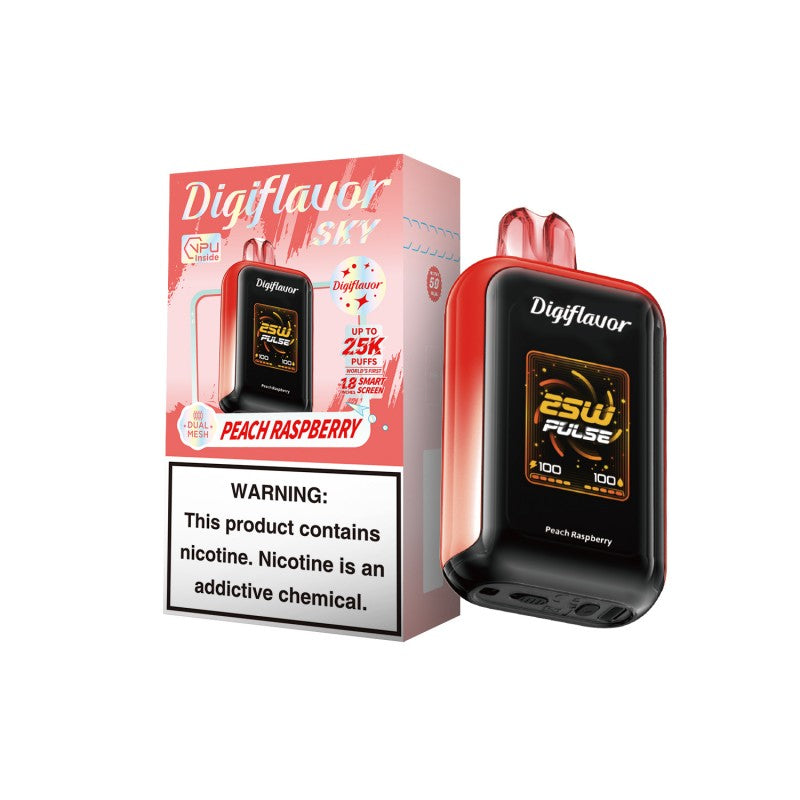 DigiFlavor Sky 16ml Disposable Peach Raspberry