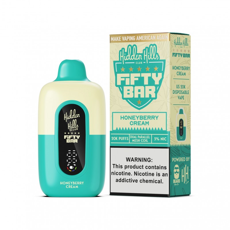 Hidden Hills Honeyberry Cream by Fifty Bar 20K