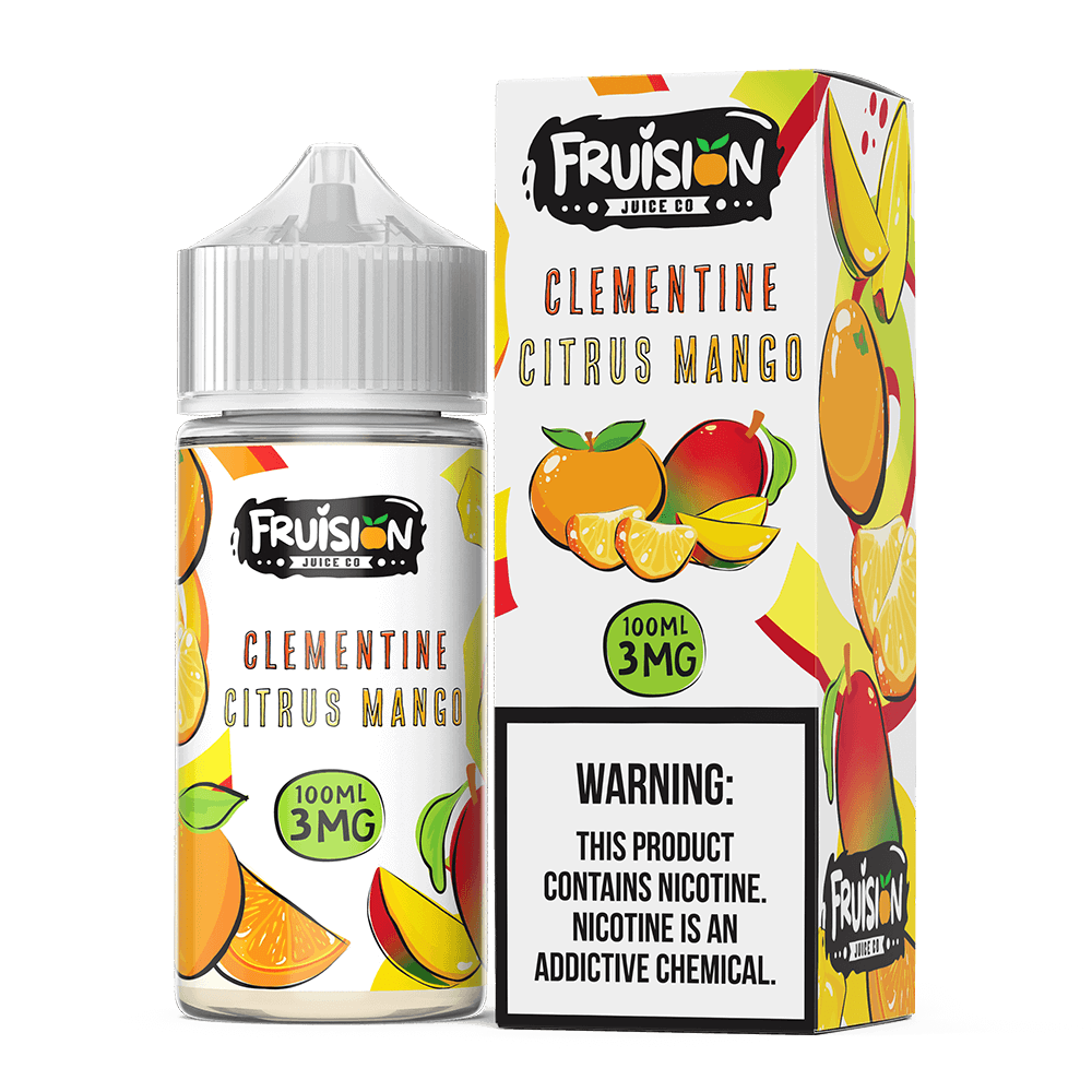 citrus vape juice 100ML| Clementine Mango by Fruision Co Flavors:MANGO ICY relx mint pod Mint Chocolate Nexa N20000