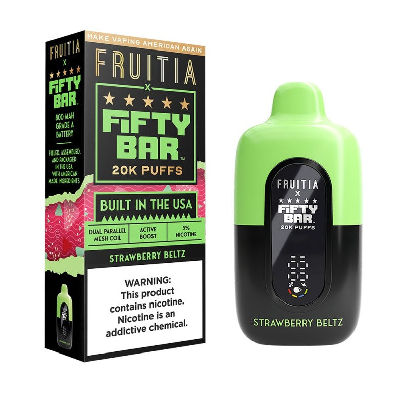 Fruitia Strawberry Beltz by Fifty Bar 20K
