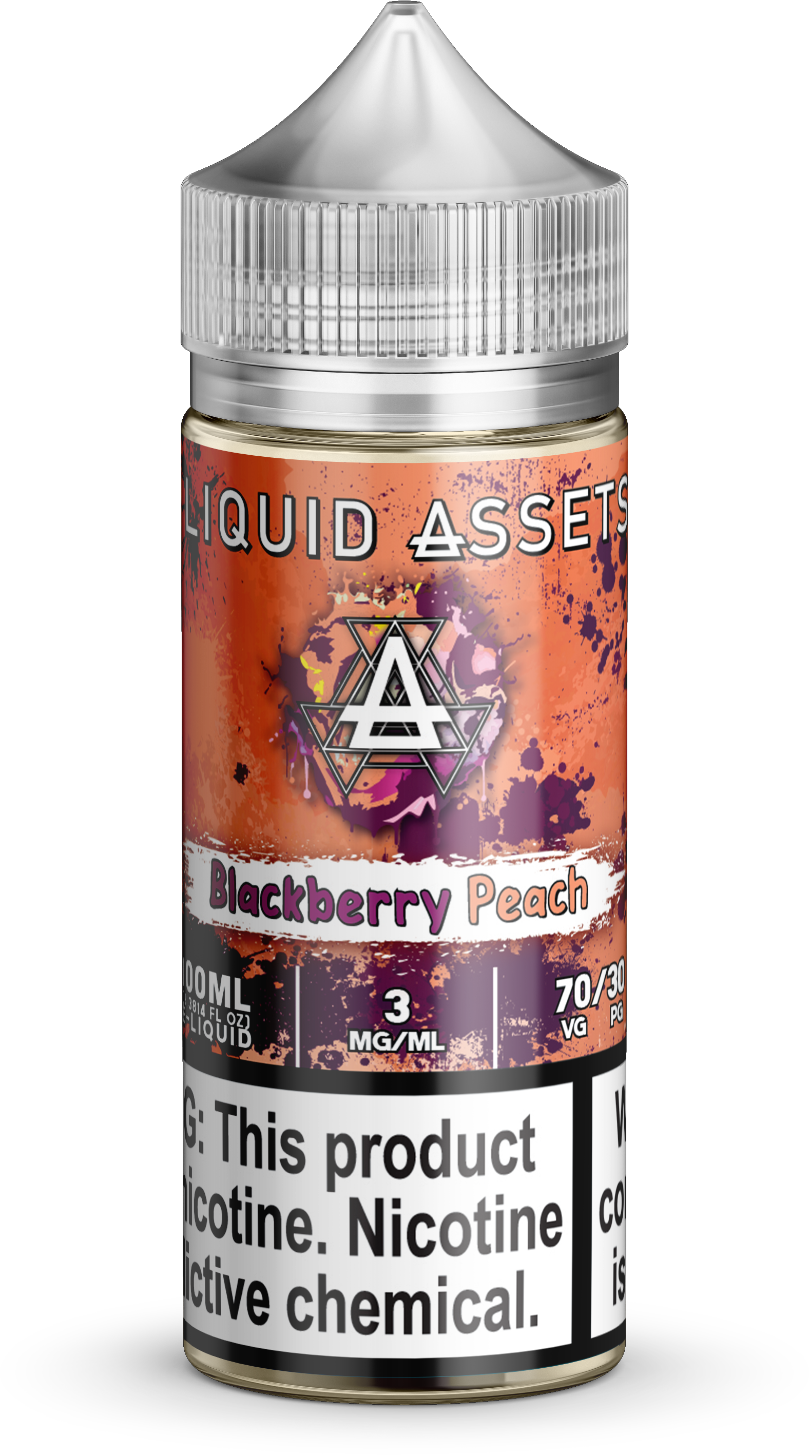100ML | Blackberry Peach by Liquid Assets E-Liquid - VaporWyse 100ML | Blackberry Peach by Liquid Assets E-Liquid - VaporWyse