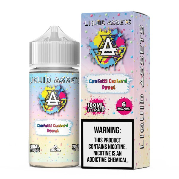 100ML | Confetti Custard Donut by Liquid Assets E-Liquid