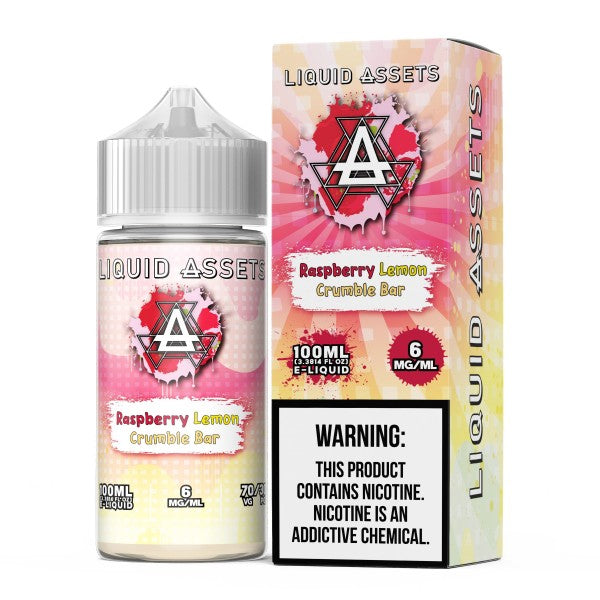 100ML | Raspberry Lemon Crumble Bar by Liquid Assets E-Liquid