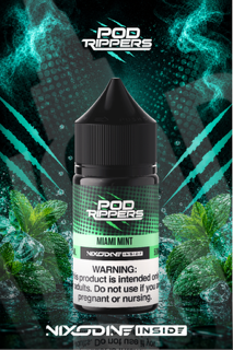 30ml | Miami Mint by Pod RIppers Nixodine Salts