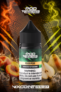 30ml | Peach Pear by Pod RIppers Nixodine Salts