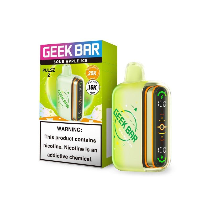 Sour Apple ICE by Geek Bar PULSE 2 5%