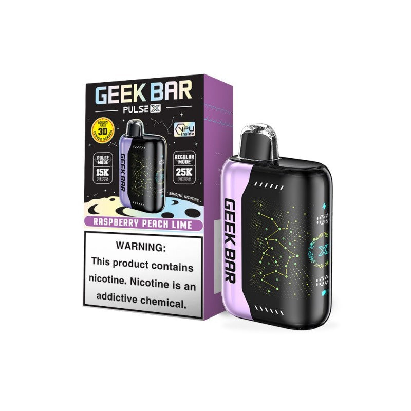 Raspberry Peach Lime by Geek Bar Pulse X 18ml 5%