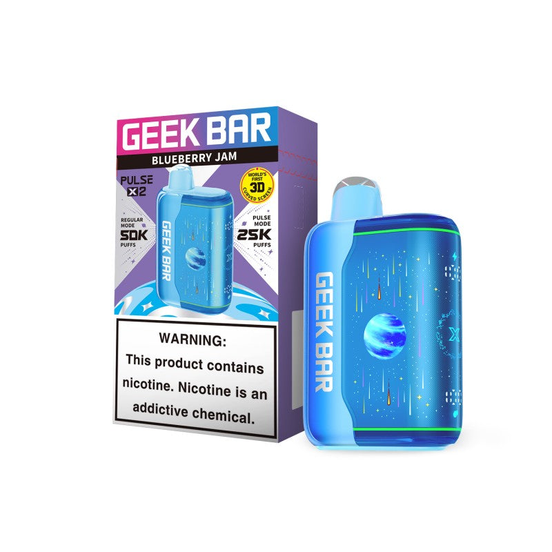blueberry jam geek bar near me by Pulse X2 Blueberry Jam Geek Bar 20k puffs Choose Flavor:CreamyMintz