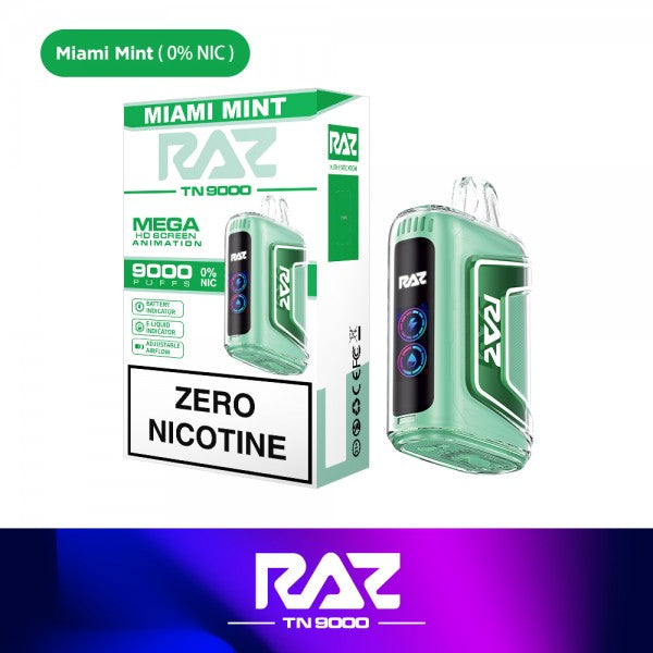 RAZ TN9000 Nicotine FREE - VaporWyse RAZ TN9000 Nicotine FREE - VaporWyse