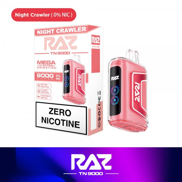 RAZ TN9000 Disposable Nicotine FREE Night Crawler