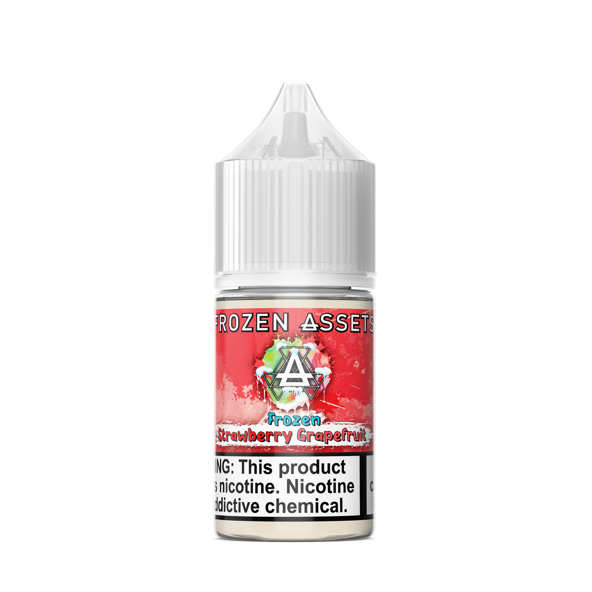 30ML | Strawberry Grapefruit ICED Salt by Frozen Assets E-Liquid - VaporWyse 30ML | Strawberry Grapefruit ICED Salt by Frozen Assets E-Liquid - VaporWyse