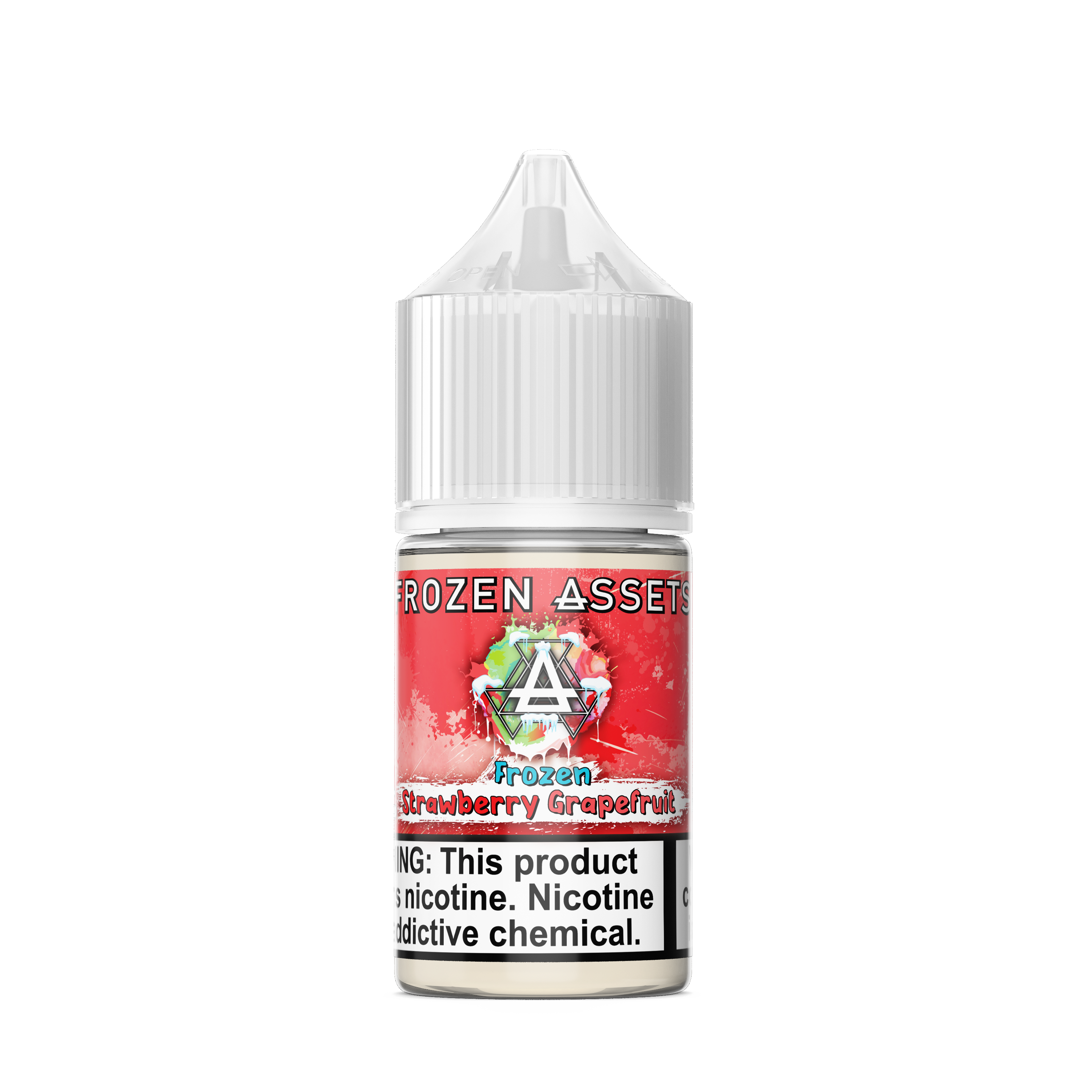 30ML | Strawberry Grapefruit ICED Salt by Frozen Assets E-Liquid - VaporWyse