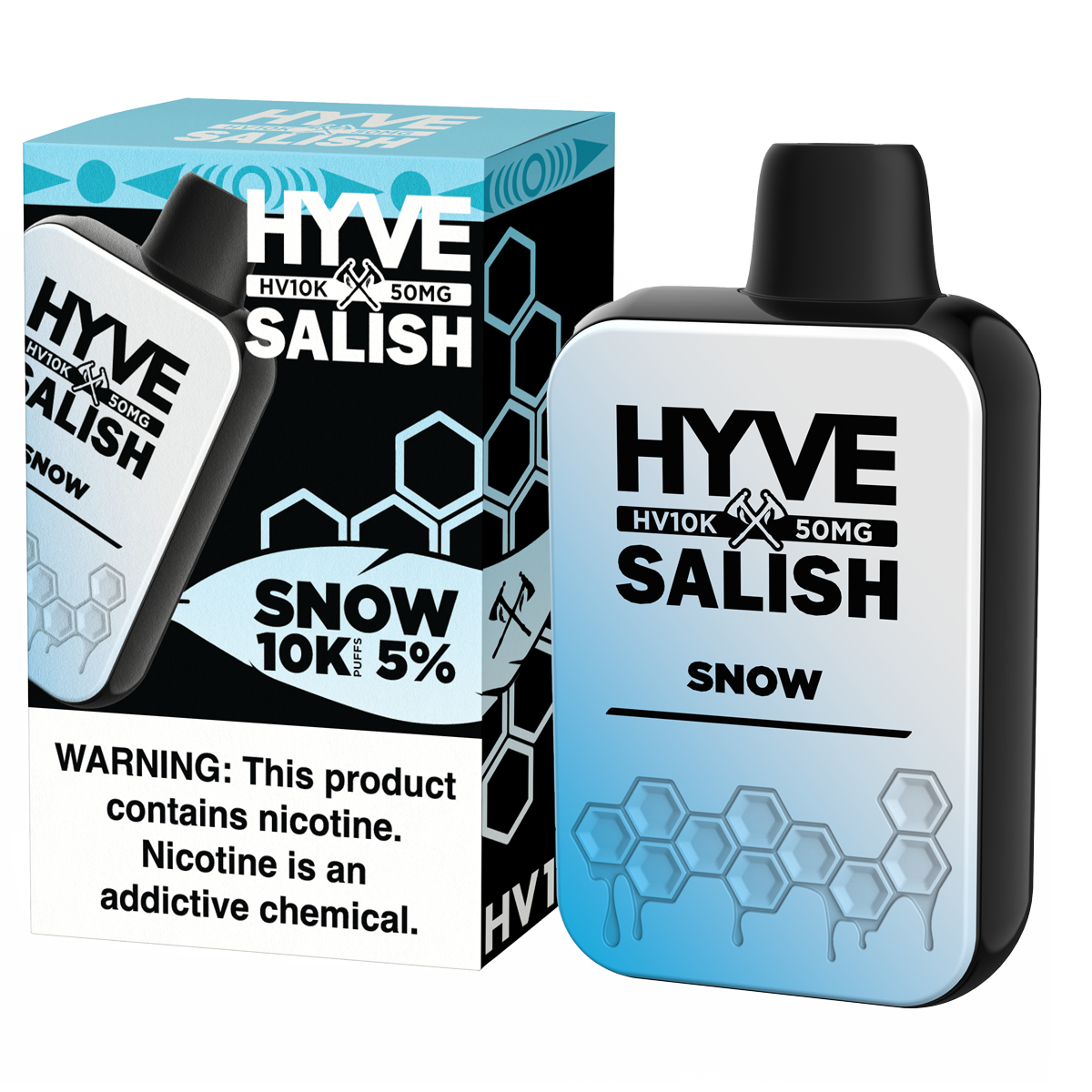 Snow by HYVE X Salish 50mg Disposable