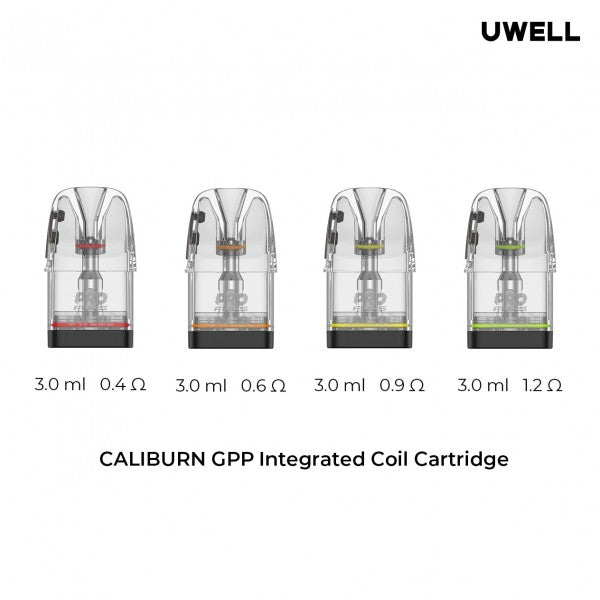 Uwell Caliburn GPP Integrated Coil Cartridges G3/G4 3pk