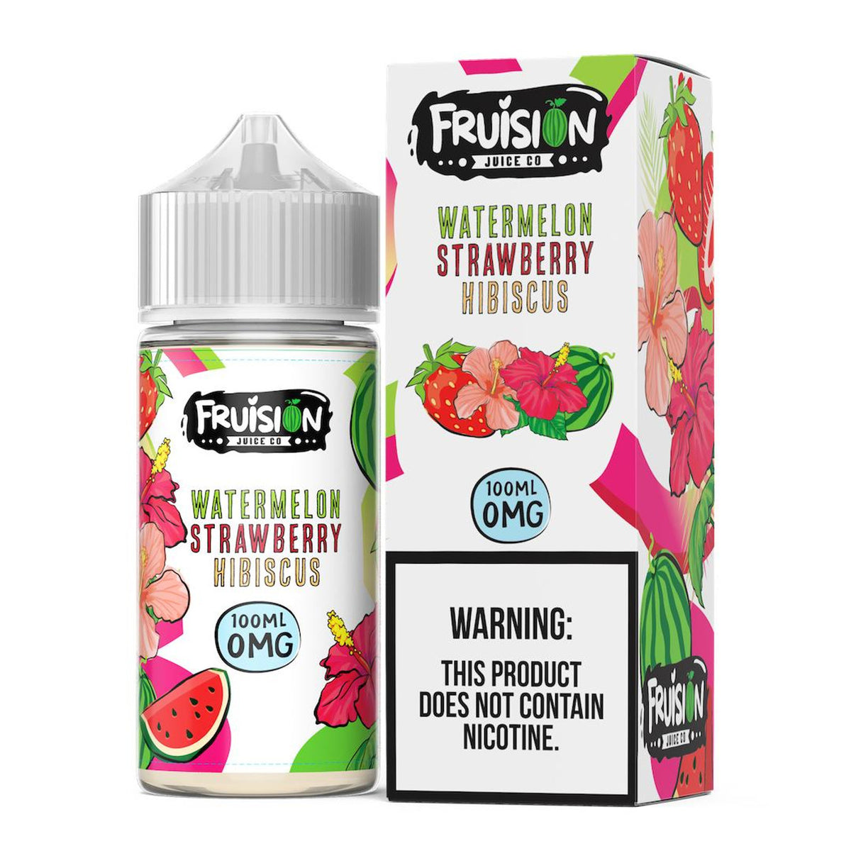 100ML| Watermelon Strawberry Hibiscus by Fruision Juice Co