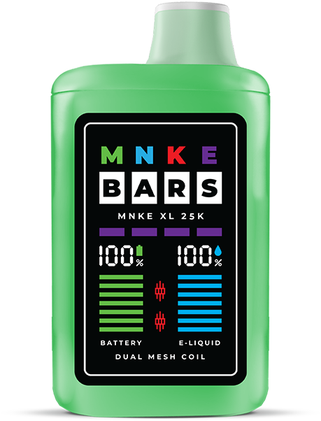 MNKE Bars 25K Spearmint by Vapetasia