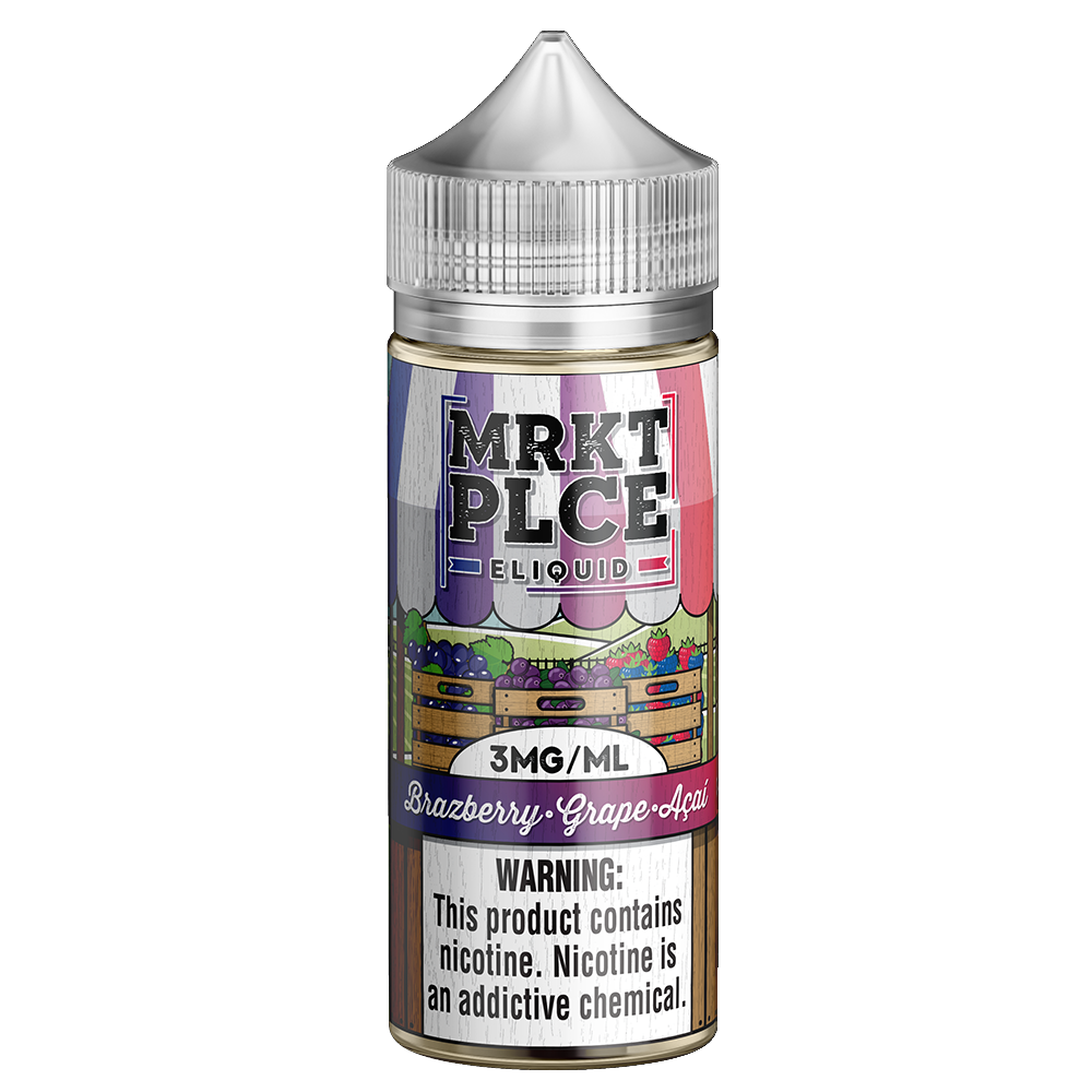 100ML | Grape Acai Brazberry by MRKT PLCE Eliquids