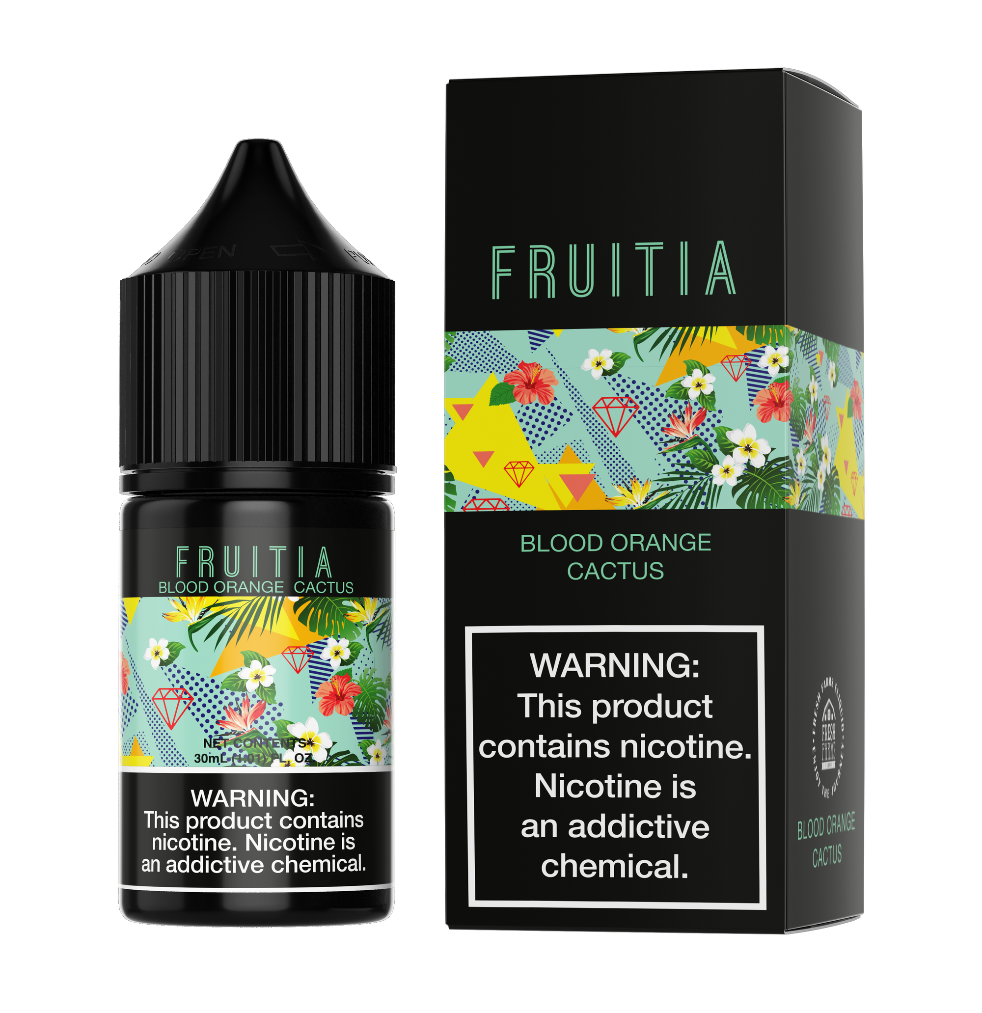 fruitia vape juice 30ML | Blood Orange Cactus Cooler Salt by Fruitia