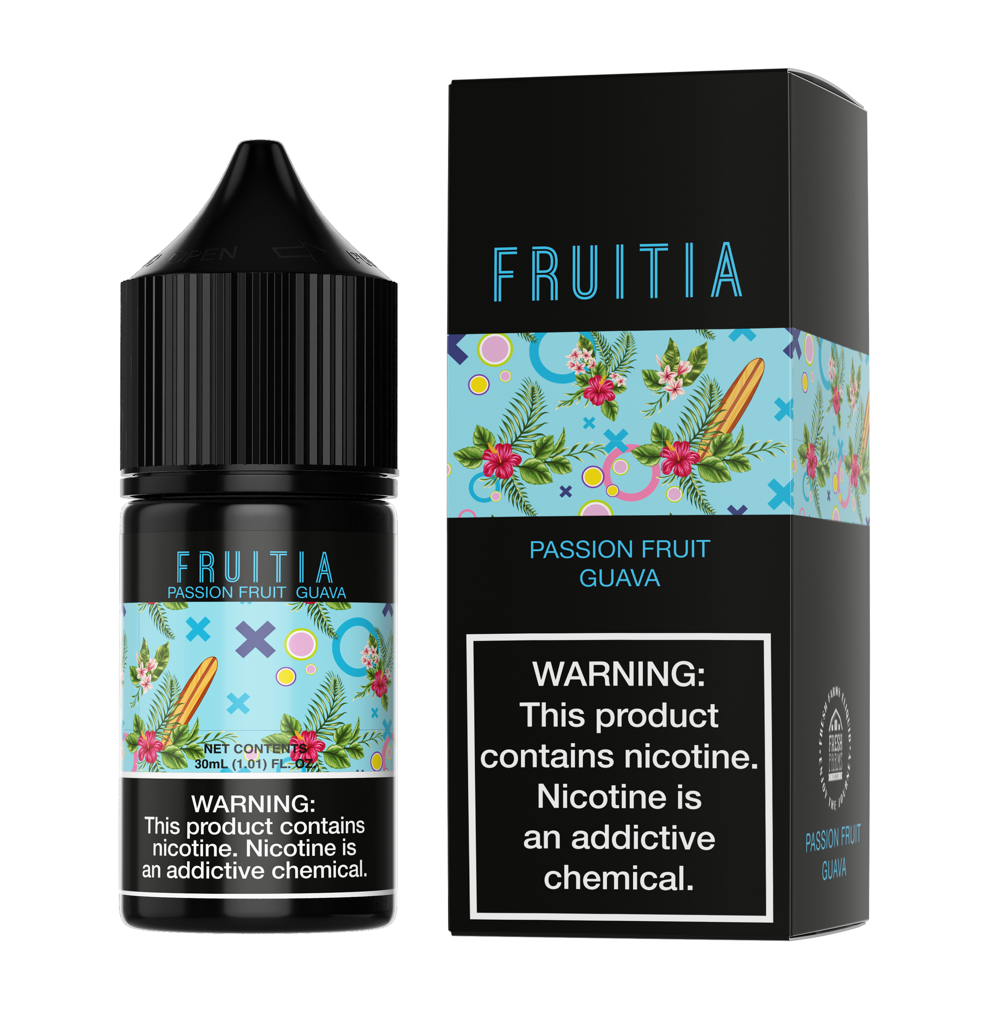 30ML | Passion Fruit Guava Punch Salt by Fruitia - VaporWyse 30ML | Passion Fruit Guava Punch Salt by Fruitia - VaporWyse