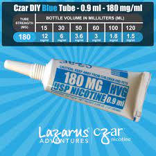 Czar Nicotine Tube Blue 180